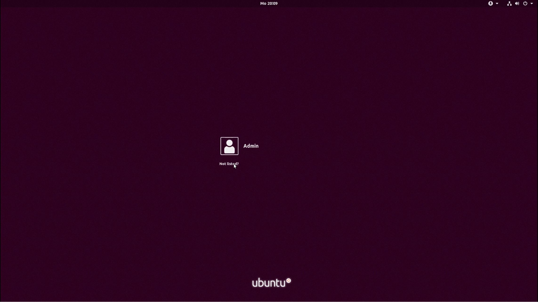 Login Screen: Gnome-not listed?