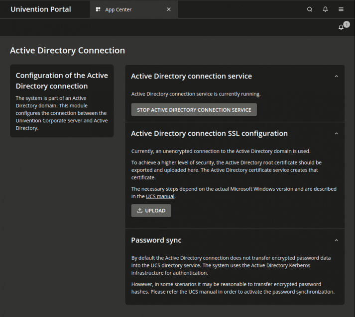 Active Directory Connection