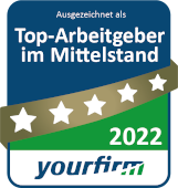 Siegel Yourfirm Top Arbeitgeber 2022